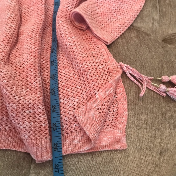 Pink Talbots mesh sweater - Picture 4 of 7